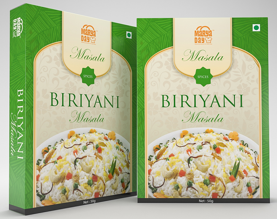Marya Day Biriyani Masala Device mark 3100360 Trademark