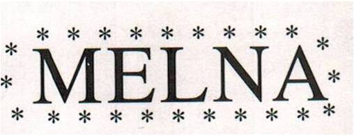 Melna Device mark 3078397 Trademark