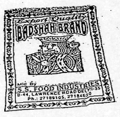Badshah Brand Device mark 3081056 Trademark