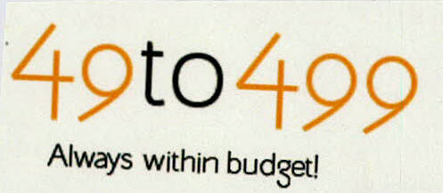 49 To 499 Always Within Budget Device mark 3082241 Trademark