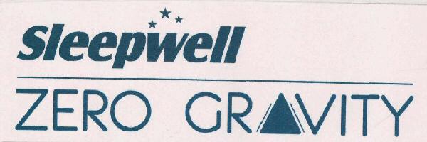 Sleepwell Zero Gravity Device mark 3091112 Trademark