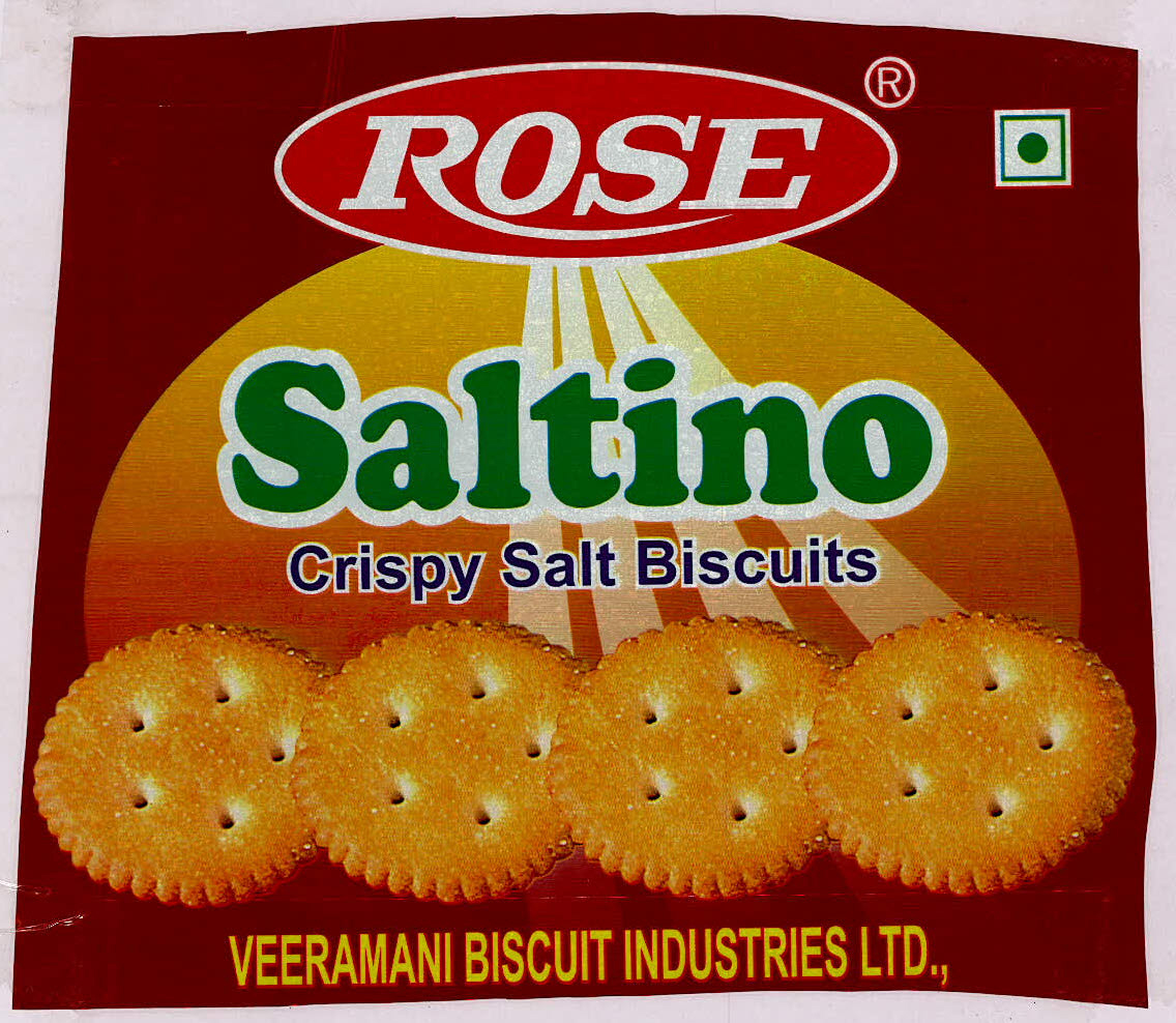 Rose Saltino Crispy Salt Biscuits (with Device) Device mark 3081400 Trademark