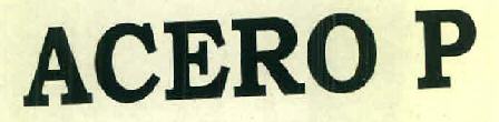 Acero P Device mark 3063015 Trademark