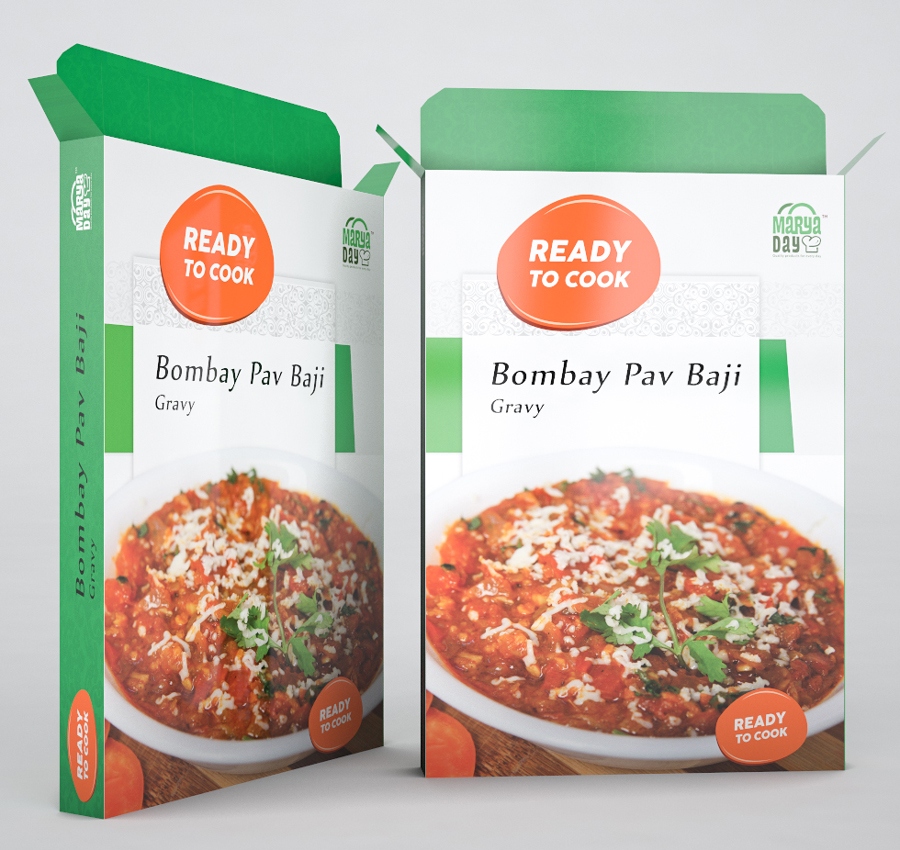 Marya Day Ready To Cook Bombay Pav Baji Gravy Device mark 3100452 Trademark