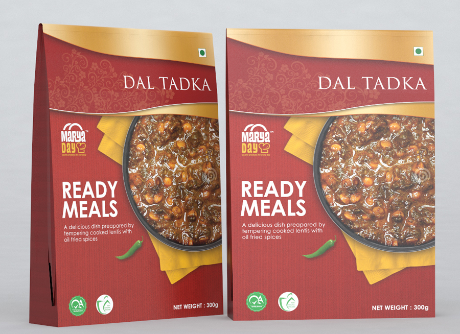 Marya Day Ready Meals Dal Tadka Device mark 3100475 Trademark
