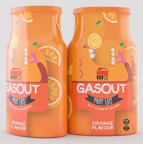 Marya Day Gasout Fruit Salt Orange Flavour Device mark 3100476 Trademark