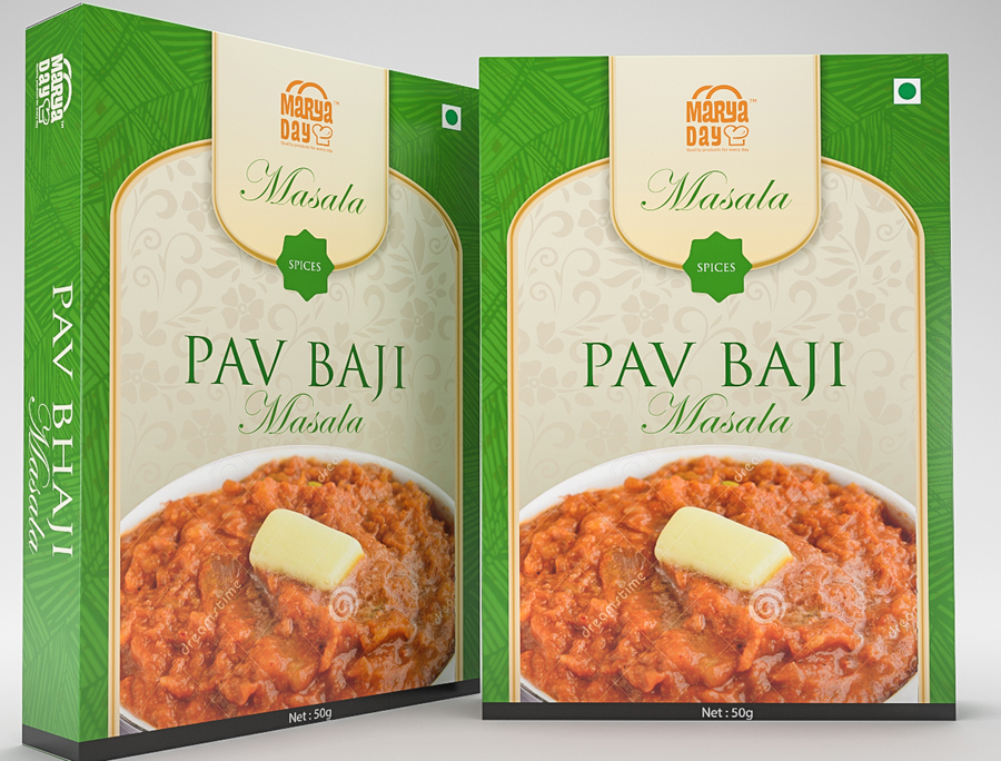 Marya Day Pav Baji Masala Device mark 3100491 Trademark