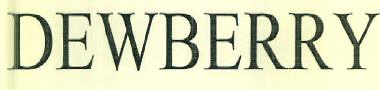 Dewberry Device mark 3087734 Trademark