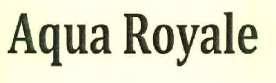 Aqua Royale Device mark 3100894 Trademark