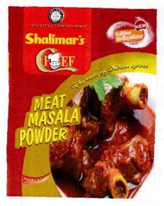 Shalimar's Chef Meat Masala Powder Device mark 3090193 Trademark