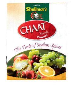 Shalimar's Chef Chaat Masala Powder, Device mark 3090194 Trademark