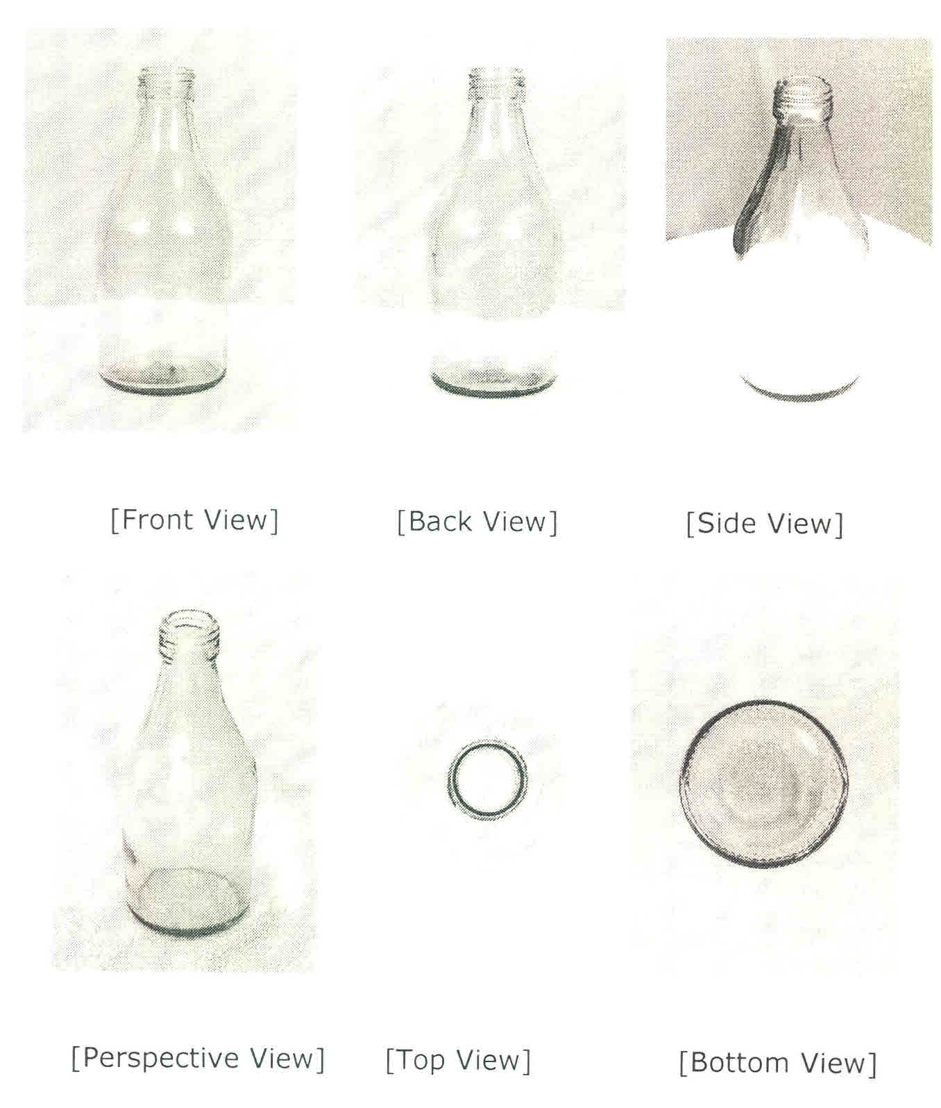 Bottle (device ) Device mark 3096607 Trademark