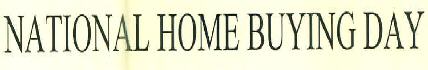 National Home Buying Day Device mark 3101738 Trademark