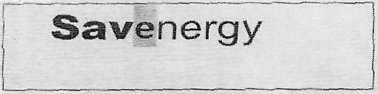 Savenergy Device mark 3104701 Trademark