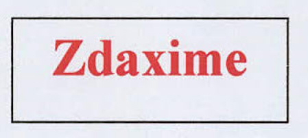 Zdaxime Device mark 3106703 Trademark