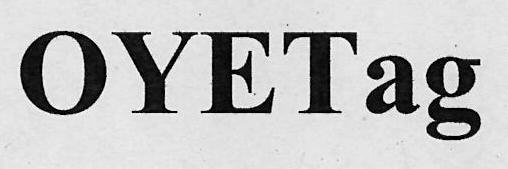 Oyetag Device mark 3114784 Trademark