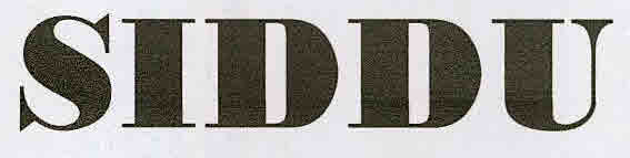Siddu Device mark 3106561 Trademark