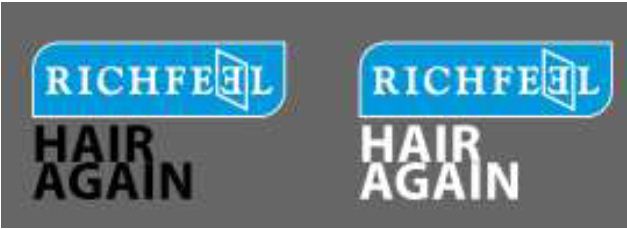 Hair Again Label Device mark 3096898 Trademark