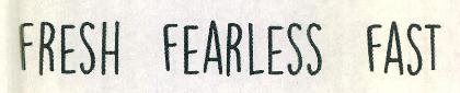 Fresh Fearless Fast Device mark 3104752 Trademark