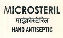 Microsteril Hand Antiseptic Device mark 3104791 Trademark