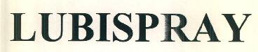 Lubispray Device mark 3104795 Trademark