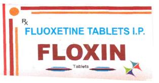 Fluoxetine Tablets I.p. Floxin Device mark 3111257 Trademark