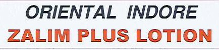 Oriental Indore Zalim Plus Lotion (label) Device mark 3103993 Trademark