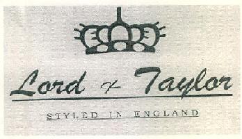 Lord & Taylor Styled In England Device mark 3104842 Trademark