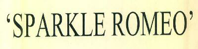 'sparkle Romeo' Device mark 3096352 Trademark