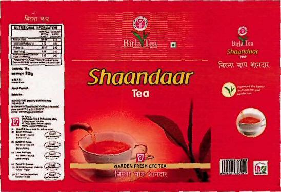 Shaandaar Tea Device mark 3112224 Trademark