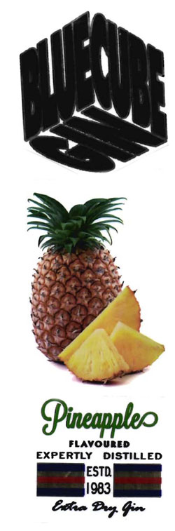 Blue Cube With Device Of Pineapple Device mark 3101994 Trademark
