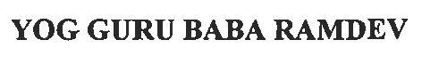 Yog Gur Bab Ramdev Device mark 3111825 Trademark