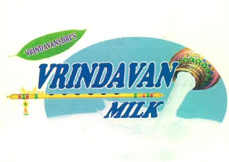 Vrindavanshri's Vrindavan Milk (device Of Flute) Device mark 3110373 Trademark