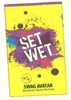 Set Wet Swag Avatar Device mark 3128119 Trademark