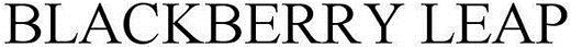 Blackberry Leap Device mark 3118020 Trademark