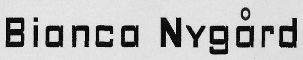 Bianca Nygaird Device mark 3119503 Trademark