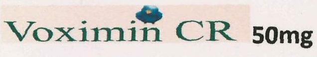 Voximin Cr 50mg Device mark 3119542 Trademark