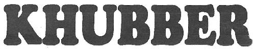 Khubber Device mark 3113181 Trademark
