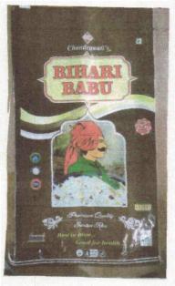 Bihari Babu (label) Device mark 3138008 Trademark