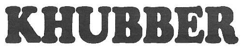 Khubber Device mark 3113203 Trademark