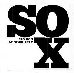 Sox, Fashion At Your Feet (label) Device mark 3127233 Trademark