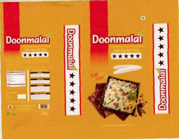 Doonmalai Device mark 3121096 Trademark