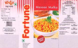 Fortune Masoor Malka Device mark 3138255 Trademark
