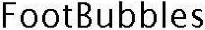 Footbubbles Device mark 3121384 Trademark