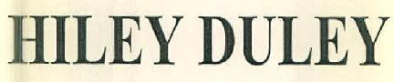 Hiley Duley Device mark 3135098 Trademark