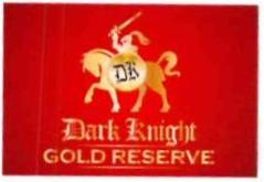 Dark Knight Gold Reserve, Dk (monogram) (device) Device mark 3095176 Trademark