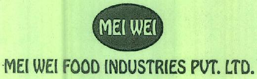 Mei Wei Food Industries Pvt. Ltd. Device mark 3095327 Trademark