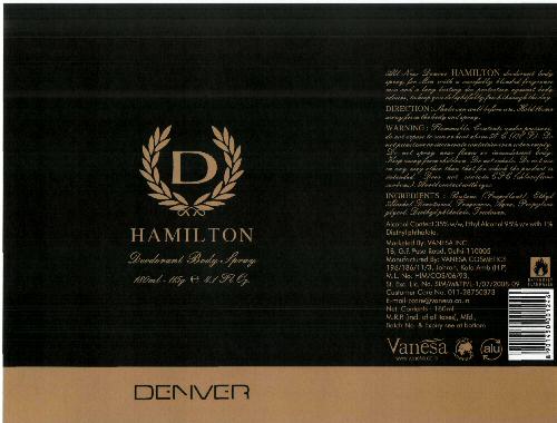 Denver Hamilton Device mark 3125365 Trademark