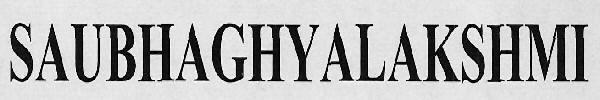 Saubhaghyalakshmi Device mark 3135362 Trademark