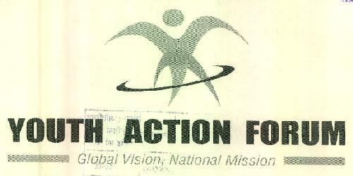Youth Action Forum Global Vision, National Mission (device Of Human Caricature ) Device mark 3129208 Trademark
